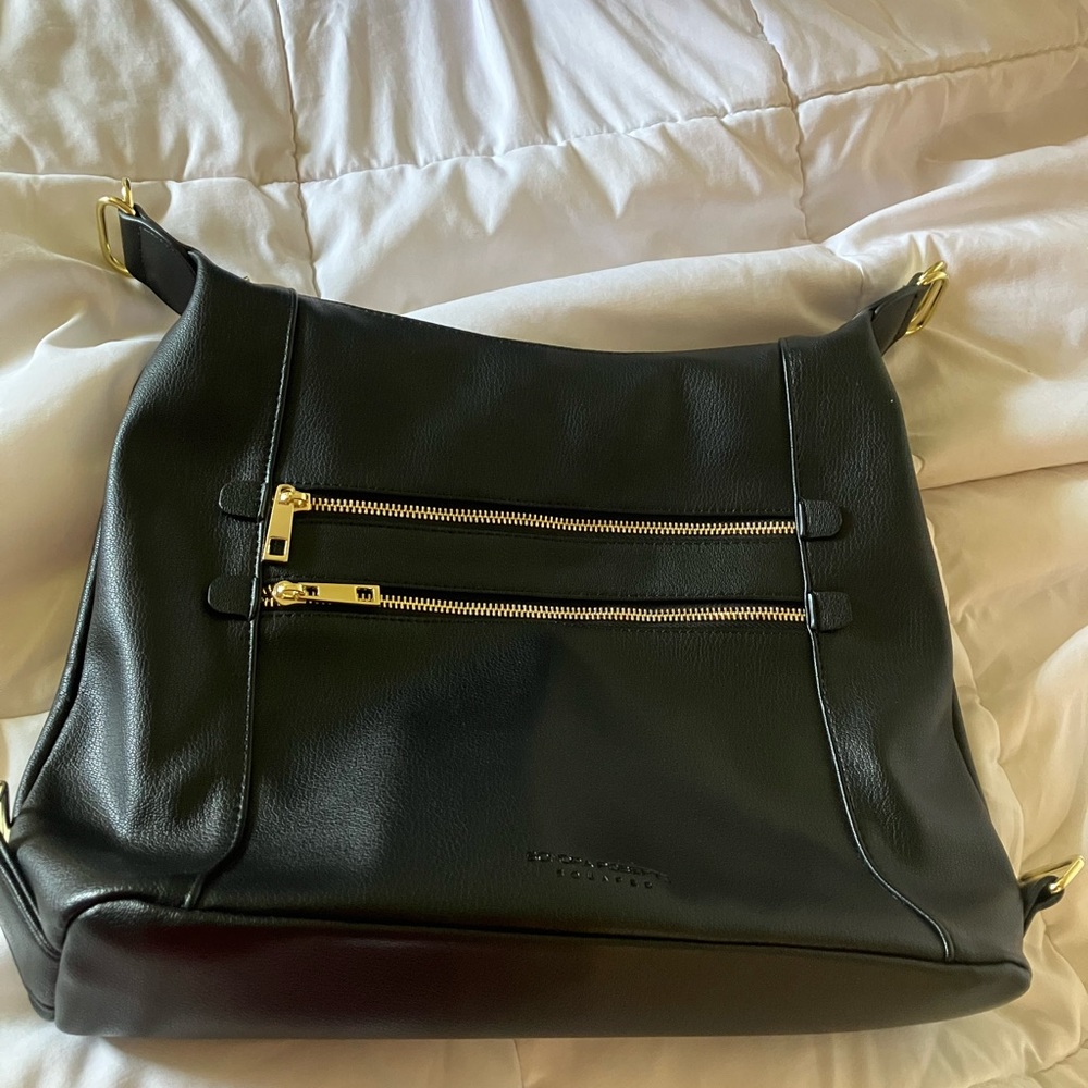 Black Soft Leather Bag